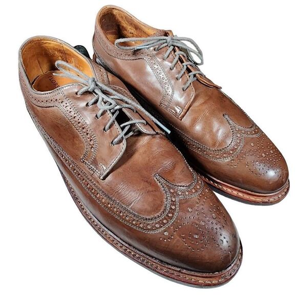 Florsheim Limited Men\'s Brown Veblen Wingtip Leather Oxford Shoes Size 12 main image 8